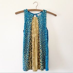 Worthington Tank Top Dressy Multicolor